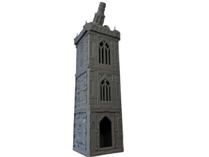 Grid City Gothic Cannon Tower #2 Sci Fi Building 28mm 32mm Terrain 3D Printed