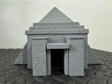 Load image into Gallery viewer, Desert Pyramid Temple Outer Rim Tatooine Style Building 28mm Wargames 3D Printed
