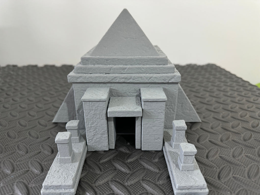 Desert Pyramid Temple Outer Rim Tatooine Style Building 28mm Wargames 3D Printed