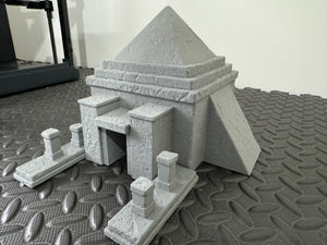 Desert Pyramid Temple Outer Rim Tatooine Style Building 28mm Wargames 3D Printed