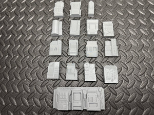 Sci-fi Scatter Terrain Pack - 16 x Vending Machines - 28mm - 32mm 3D Printed