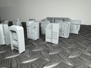 Sci-fi Scatter Terrain Pack - 16 x Vending Machines - 28mm - 32mm 3D Printed