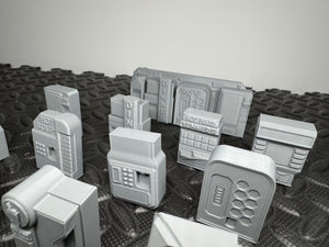 Sci-fi Scatter Terrain Pack - 16 x Vending Machines - 28mm - 32mm 3D Printed