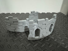 Load image into Gallery viewer, Ancient Castle Ruins - Ruined Walls - 28mm 32mm Scatter Terrain 3D Printed
