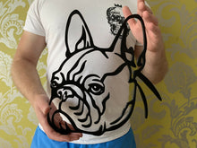 Load image into Gallery viewer, French Bulldog Frenchie Dog Wall Art Hanging Decoration 30cm x 28cm
