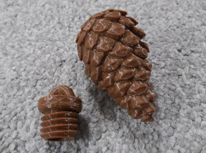 Pine Cone Geocache Hang Container for Tree Hide Top Opening Pinecones