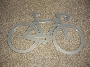 Bike Bicycle Wall Art Hanging Decoration Pick Your Colour