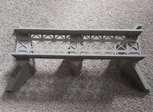 Large Model Railway Girder Bridge 00 Gauge with Stonework Effect Support Piers