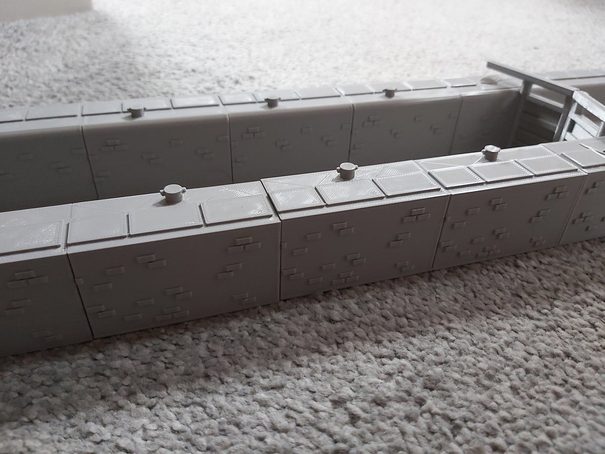 OO Gauge Model Railway Canal Lock Scenery Kit Modular Lock Gates Narro ...