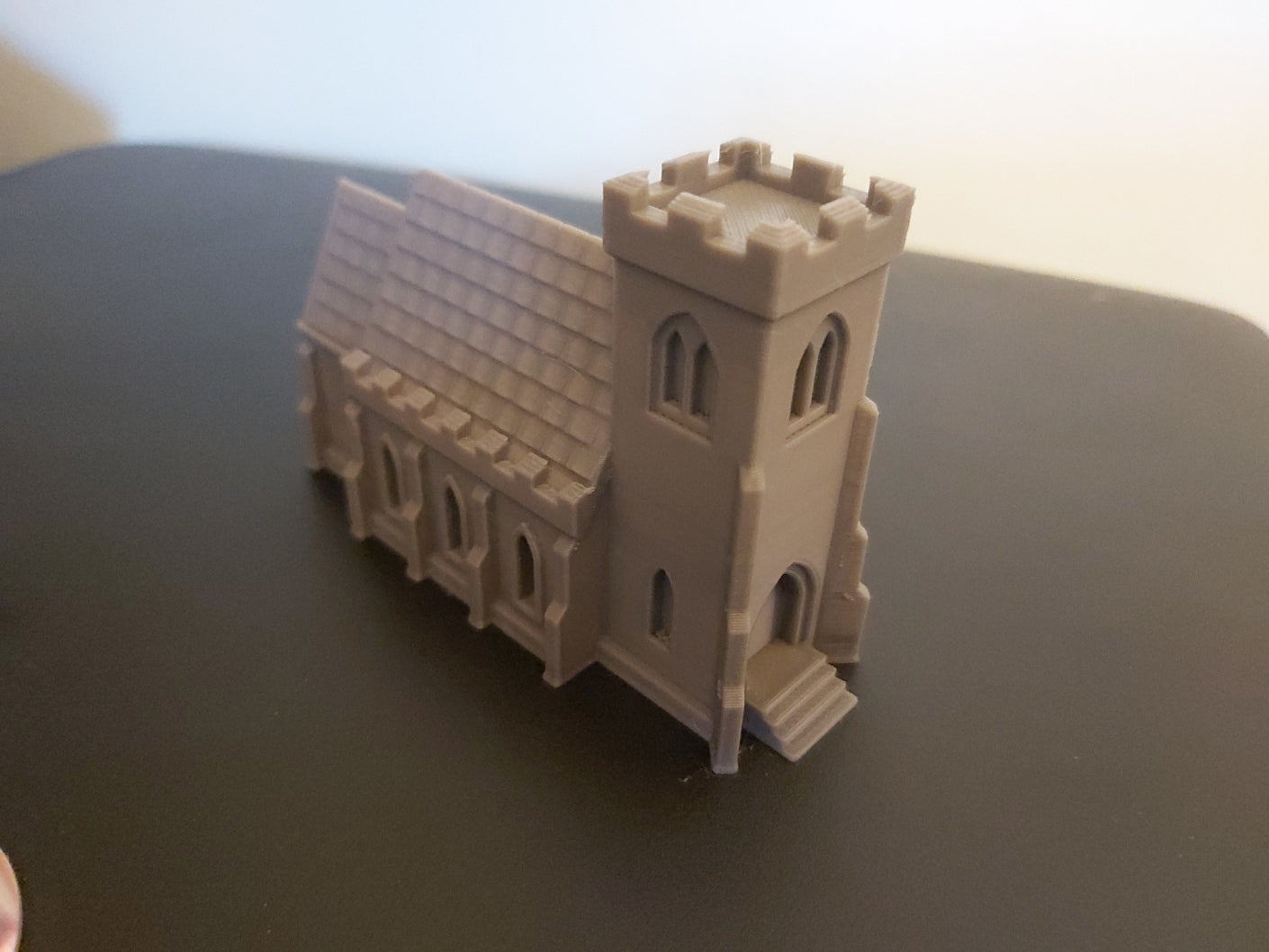 N Scale Village Church Model Railway Layout Parish Church – 3dprintstudio
