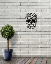 Load image into Gallery viewer, Geometric Polygonal Skull Wall Art Hanging Decoration Various Colours Available
