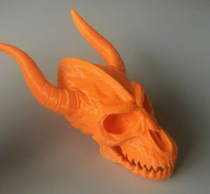 Goblin Monster Skull Model Moving Jaw Bones 3d Printed Pick Your Colour