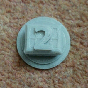 Warhammer Crates 40k Style Objective Markers Numbers Colour Choice 30mm