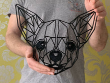 Load image into Gallery viewer, Geometric Chihuahua Dog Pet Animal Wall Art Decor 300 X 290mm
