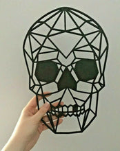 Load image into Gallery viewer, large geometric skull wall art
