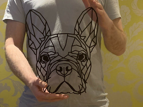 french bulldog wall art