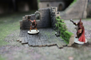 The Ruined Corner Terrain Building 28mm 3d Printed Wargaming Dungeons