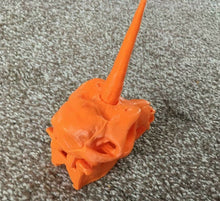 Load image into Gallery viewer, Unicorn Skull Model Moving Jaw Bones 3d Printed Pick Your Colour
