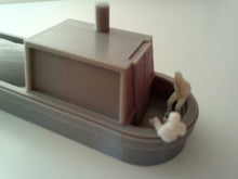 Load image into Gallery viewer, Cargo Working Canal/River Barge/Boat 00 Gauge Model Railway Scenery
