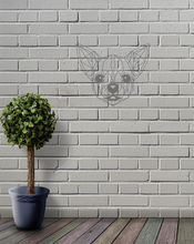 Load image into Gallery viewer, Geometric Chihuahua Dog Animal Wall Art Decor Hanging Decoration Pick a Colour
