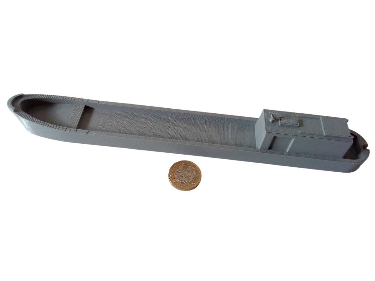 Working Cargo Covered Canal Barge Boat – N Gauge Model Railway Scenery By Morrisleisure