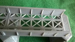 Girder Bridge N Gauge Model Railway Single Track  Support Piers Stonework Detail