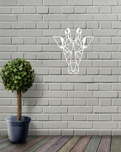Load image into Gallery viewer, Geometric Giraffe Head Animal Wall Art Decor Hanging Decoration Origami Small

