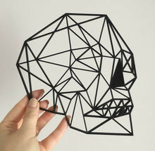 Load image into Gallery viewer, Geometric Gothic Skull Wall Art Hanging Decoration Origami Pick Your Colour
