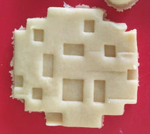 Load image into Gallery viewer, Block 3D Printed Cookie Cutter Stamp Baking Biscuit Shape Tool Minecraft Style

