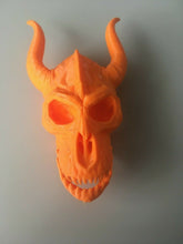 Load image into Gallery viewer, Goblin Monster Skull Model Moving Jaw Bones 3d Printed Pick Your Colour
