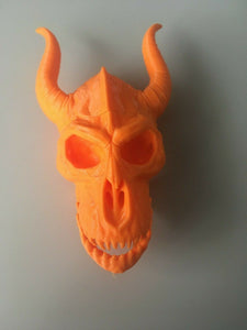 Goblin Monster Skull Model Moving Jaw Bones 3d Printed Pick Your Colour