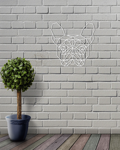 Geometric French Bulldog Frenchie Pet Animal Wall Art Decor Hanging Decoration