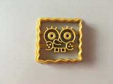 Load image into Gallery viewer, Spongebob Squarepants Head 3D Printed Cookie Cutter Stamp Baking Shape Tool
