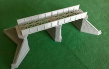 Load image into Gallery viewer, Girder Bridge TT120 Gauge Model Railway Bridge Support Girders Stonework Piers
