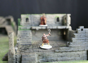 The Destroyed Cavern Ruin Terrain Building 28mm 3d Printed Wargaming Dungeons
