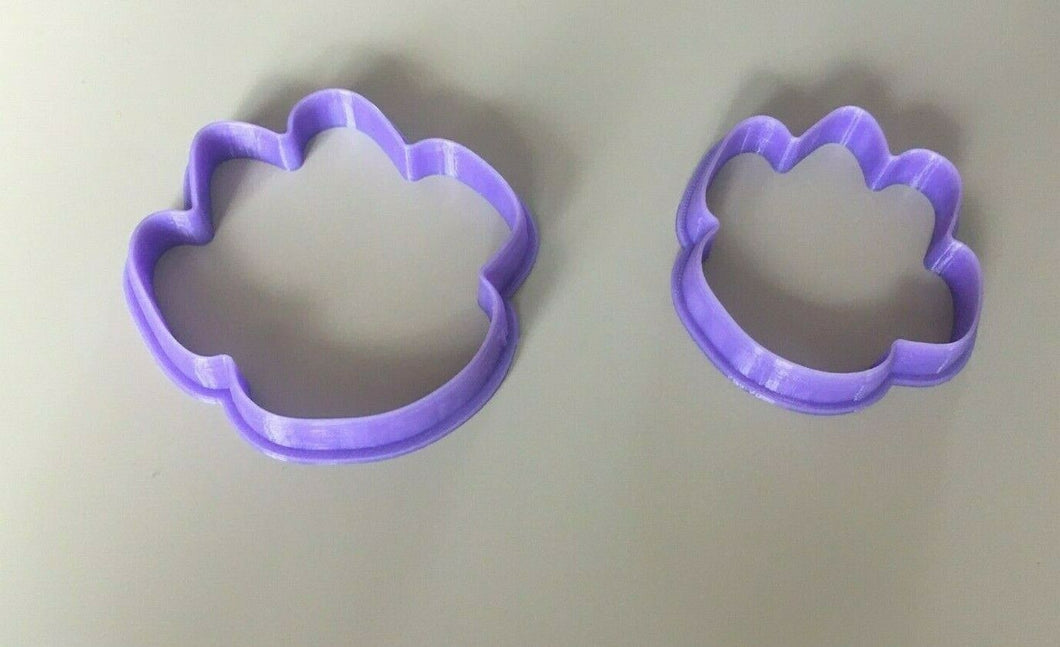 Paw Print Dog Cat Paw 3D Printed Cookie Cutter Stamp Baking Biscuit Tool