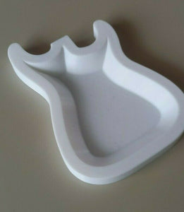 Guitar Shaped Plectrum Holder Tray 3D Printed Choose Your Colour