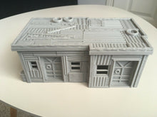 Load image into Gallery viewer, Dungeons &amp; Dragons Warhammer Wargame Style Apocalyptic Sheds Buildings 3dprinted
