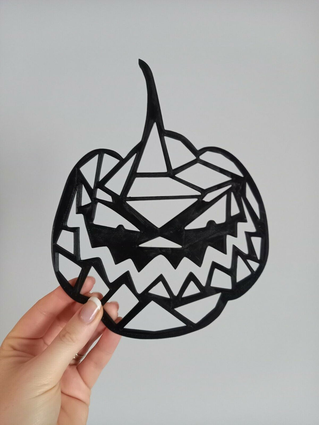 Geometric Pumpkin Halloween Jack'o'Lantern  Wall Art Decor Hanging Decoration