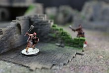 Load image into Gallery viewer, The Ruined Corner Terrain Building 28mm 3d Printed Wargaming Dungeons
