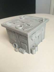 Dungeons & Dragons Warhammer Wargame Style Apocalyptic Sheds Buildings 3dprinted