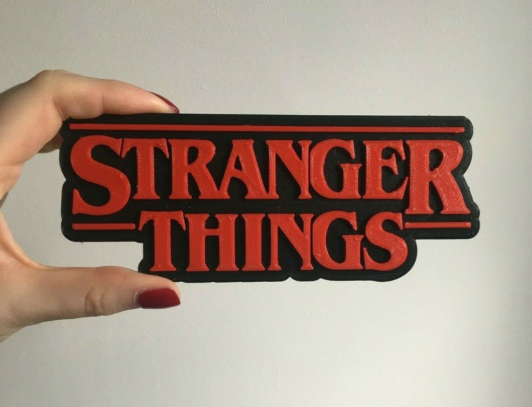 Stranger Things Style Wall Plaque Door Hanging Sign 3D Printed