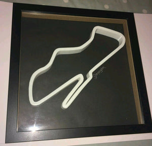 Donington Park Circuit Replica Track Art Freestanding Wall Mounted Race Track 3D