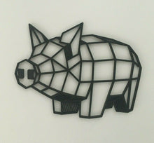 Load image into Gallery viewer, Geometric Pig Wall Art Decor Hanging Decoration Origami Style
