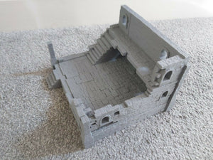 The Destroyed Cavern Ruin Terrain Building 28mm 3d Printed Wargaming Dungeons