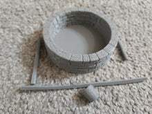 Load image into Gallery viewer, Wargaming Water Well Terrain Scenery 28mm 3d Printed
