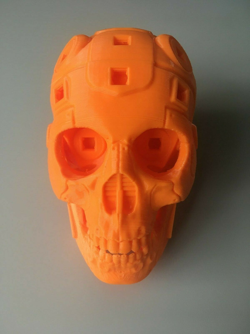 Human Cyborg Skull Model Moving Jaw Bones 3d Printed Pick Your Colour