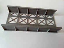 Load image into Gallery viewer, Model Railway Girder Bridge With Stone Effect End Supports 00 Gauge Single Track
