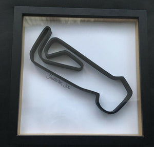 Snetterton 300 Circuit Replica Track Art Freestanding Wall Mounted Race Track 3D