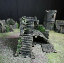 Load image into Gallery viewer, The Athenaeum  Ruin Terrain Building 28mm 3d Printed Wargaming Dungeons
